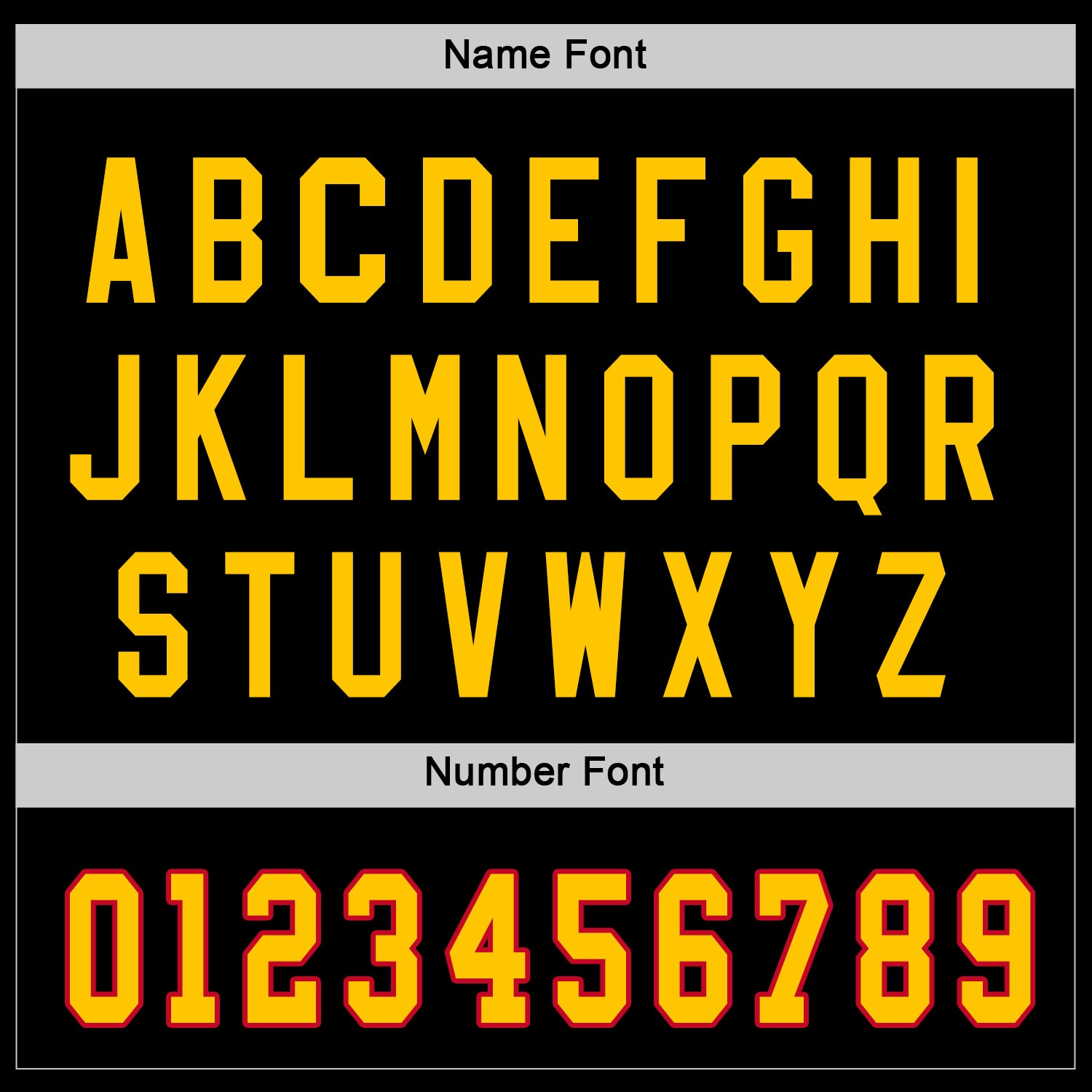 Personalized Black Gold-Red Hockey Jersey Team Custom Name and Number Custom Name Number Personalized Black Gold Red Hockey Jersey - Team Edition Personalized Black Gold-Red Hockey Jersey Team - Image 3