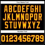 Custom Personalized Football Jersey with Black Gold Red Mesh - Authentic Throwback Team Jersey with Name and Number Personalized