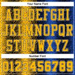 Custom Name and Number Basketball Jersey | Personalized Black Gold-Royal Animal Fur Print Round Neck Suit Personalized Black