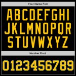 Custom Black Gold-Royal Basketball Jersey - Personalized Throwback Style Personalized Black Gold-Royal Throwback Basketball