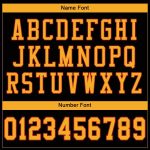 Personalized Black Gold Scarlet Football Jersey for Men, Women, Kids - Premium Mesh Fabric 2 Personalized Black Gold-Scarlet