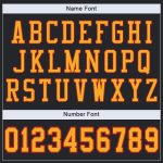 Personalized Black Gold Scarlet Football Jersey - Custom Mesh Design for Team Spirit Personalized Black Gold-Scarlet Mesh