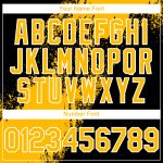 Personalized 3D Abstract Brush Stroke Baseball Jersey in Black and Gold-White Personalized Black Gold-White 3D Abstract Brush