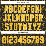 Personalized Black Gold White 3D Abstract Tiger Zebra Baseball Jersey Personalized Black Gold-White 3D Abstract Tiger And