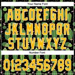 Personalized 3D Cactus Baseball Jersey - Black Gold-White Festival Design Personalized Black Gold-White 3D Cactus Festival