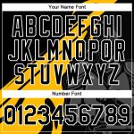 Custom Personalized 3D Knight Hero Baseball Jersey in Black Gold-White Design with Name and Number - Authentic Team Apparel