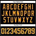 Custom Name Number Black Gold-White Authentic Sleeveless Baseball Jersey - Personalized Team Jersey Personalized Black Gold-White