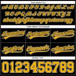 Personalized Basketball Shorts Black and Gold White Design for Men Women Personalized Black Gold-White Basketball Shorts