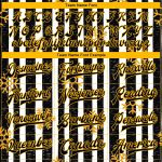 Personalized Black Gold White Christmas Snowflakes 3D Bomber Varsity Letterman Jacket Personalized Black Gold-White Christmas