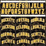 Personalized City Edition Basketball Jersey Black Gold White Geometric Shapes Personalized Black Gold-White Geometric Shapes