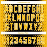 Personalized Basketball Jersey - Black Gold White Halftone City Edition Personalized Black Gold-White Halftone City Edition