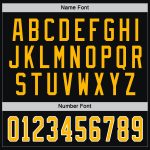 Personalized Black Gold White Hockey Jersey - Custom Sport Jersey 2 Personalized Black Gold-White Hockey Jersey 2