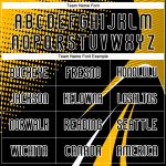 Custom Name Number Sublimation Volleyball Uniform Jersey - Personalized Black Gold White Lines Dots Design Personalized Black