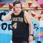 Custom Team Basketball Jersey with Personalized Name and Number - Black Gold White Round Neck Rib-Knit Design Personalized