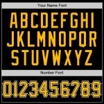Personalized Baseball Jersey for Men - Black Gold White Sleeveless Design 2 Personalized Black Gold-White Sleeveless Baseball
