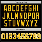 Custom Black Gold-White Basketball Jersey Throwback Style for Men Personalized Black Gold-White Throwback Basketball Jersey