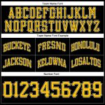 Personalized Black Gold White Basketball Shorts - Throwback Style for Men Personalized Black Gold-White Throwback Basketball