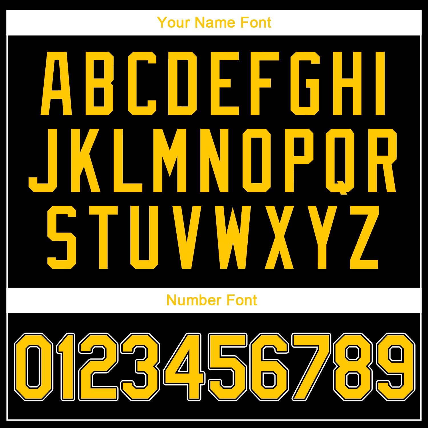 Personalized Baseball Jersey Shirt in Black, Gold, White - Throwback Rib-Knit Style Personalized Black Gold-White Throwback - Image 5
