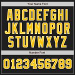 Personalized Black and Gold Two Tone Baseball Jersey for Men and Women Personalized Black Gold-White Two Tone Baseball Jersey
