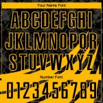 Custom Name Number Basketball Jersey Sublimation Black Gold Wind Shapes Round Neck Suit Personalized Black Gold Wind Shapes