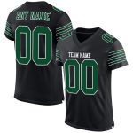 Personalized Gotham Black Green-White Football Jersey Custom Name & Number - Authentic Team Gear Personalized Black Gotham