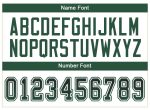Custom Name Number Black Gotham Green-White Mesh Fashion Football Jersey - Personalized Team Jersey Personalized Black Gotham