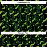 Custom Name and Number Authentic Baseball Jersey, Personalized 3D Black Grass Green Crocodile Design Personalized Black Grass