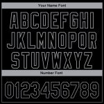 Custom Chicago City Edition 3D Fade Baseball Jersey Black Gray Fashion Personalized Black Gray 3D Chicago City Edition Fade