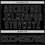 Custom Name Number Baseball Jersey - Personalized Black Gray 3D Abstract Splatter Grunge Art Design Personalized Black Gray