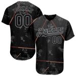 Personalized 3D Pattern Billiards Snooker 8 Ball Jersey Custom Name & Number - Authentic Black Gray Baseball Team Shirt Personalized