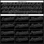 Custom Baseball Jersey with Personalized Name and Number - Black Gray 3D Diagonal Stripes Design Personalized Black Gray