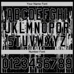 Custom Name Number Baseball Jersey - Personalized Black Gray 3D Dripping Splatter Art Design Personalized Black Gray 3D Pattern