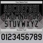 Custom Name and Number Gradient Black Gray 3D Pattern Baseball Jersey - Personalized Team Jersey Personalized Black Gray