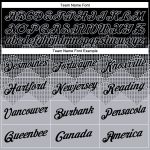 Custom Name Number Gradient T-Shirt with 3D Black Gray Square Pattern - Performance Apparel for Teams Personalized Black