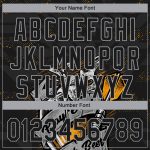 Personalized Baseball Jersey with Custom Name and Number - Black Gray 3D Pattern Design for Play, Dart, Drink Beer Team Wear