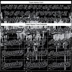 Custom Name and Number Personalized 3D Dripping Splatter Art Black Gray Two-Button Unisex Softball Jersey Personalized Black