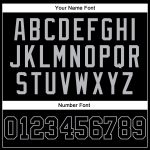 Custom Name Number Black Gray Basketball Jersey Personalized Authentic Throwback Personalized Black Gray Authentic Throwback