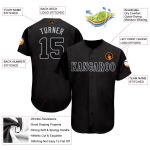 Customizable Black and Gray Baseball Jersey for Personalized Style Personalized Black Gray Baseball Jersey