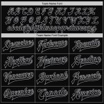 Custom Two Tone Varsity Letterman Jacket with Name and Number - Personalized Black Gray Full-Snap Bomber Personalized Black