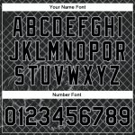 Personalized Tiger 3D Bomber Letterman Jacket - Black Gray Check Full-Snap Varsity Jacket Personalized Black Gray Check And