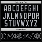 Custom Name and Number Personalized Baseball Jersey, Black Gray Mesh Authentic Throwback Style Personalized Black Gray Mesh