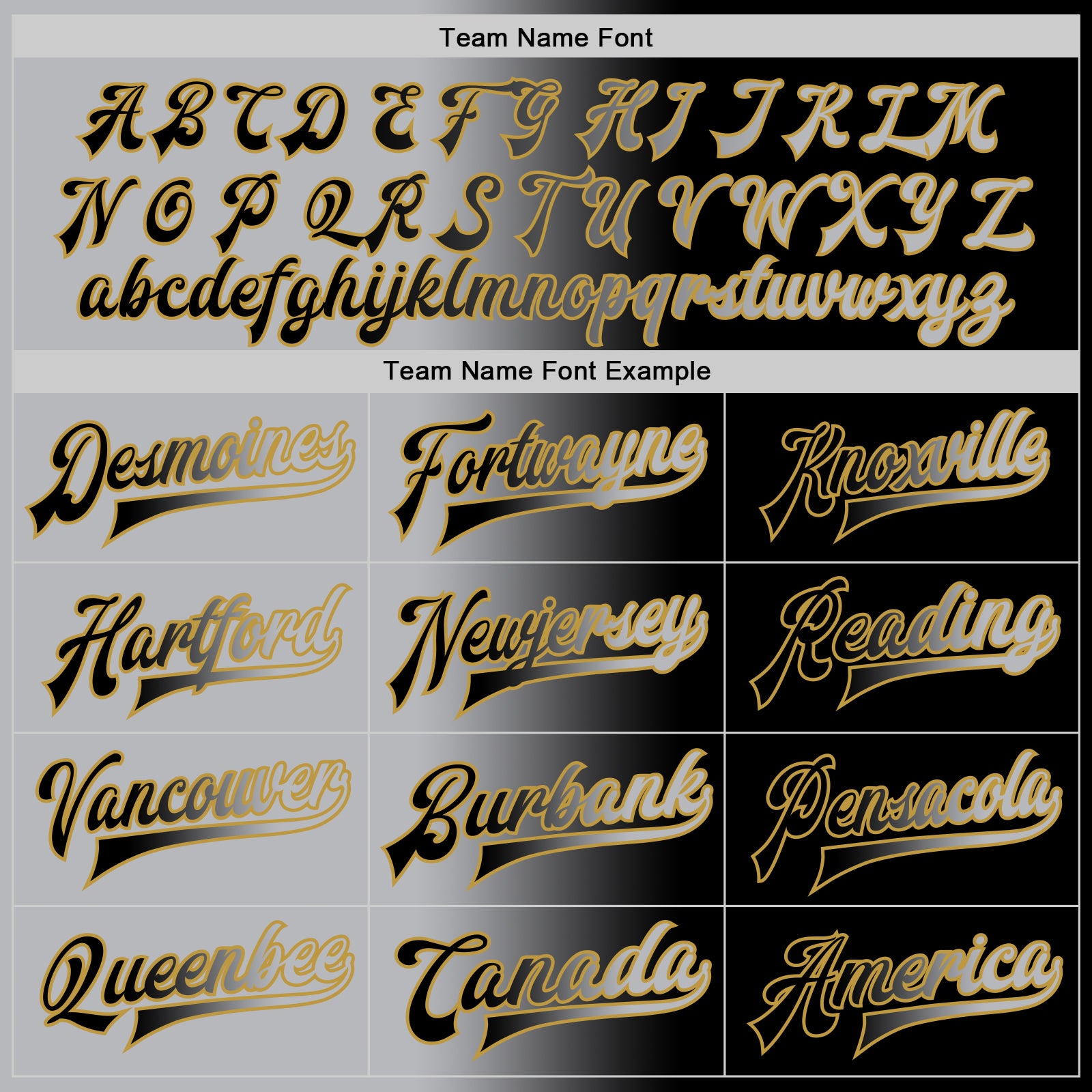 Personalized Black Gray-Old Gold Bomber Full-Snap Varsity Letterman Gradient Fashion Jacket Team Custom Name and Number Custom Name Number Varsity Letterman Bomber Jacket Gray Black Gold Gradient Fashion Full-Snap Team Apparel Personalized Black - Image 4