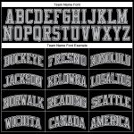 Personalized Black Gray Pinstripe Basketball Jersey - Customizable Sportswear Personalized Black Gray Pinstripe Gray-Black