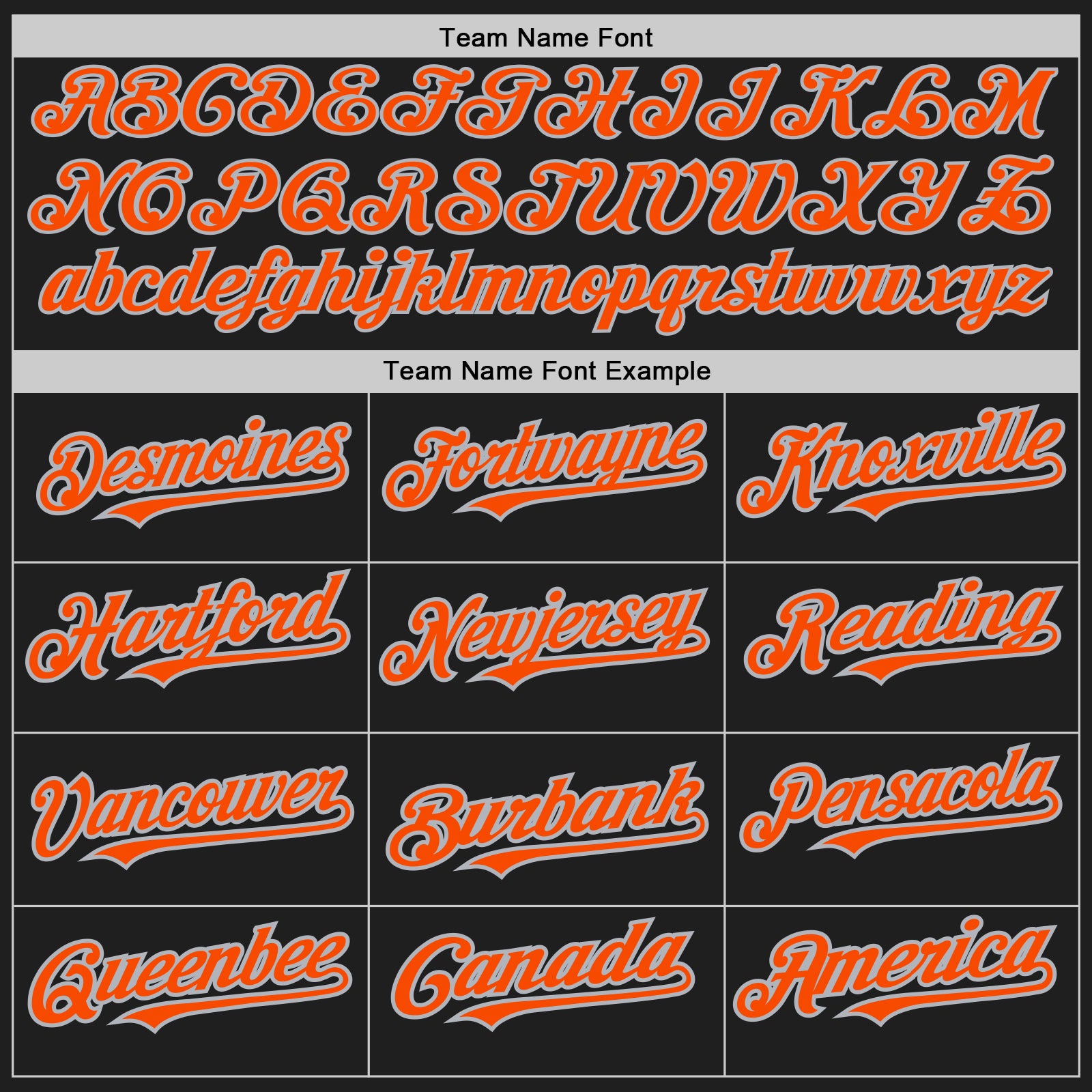 Personalized Black Gray Pinstripe Orange Two-Button Unisex Softball Jersey Team Custom Name and Number Custom Softball Jersey Unisex Personalized Black Gray Pinstripe Orange Two-Button with Name and Number Personalized Black - Image 4