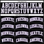 Custom Name Number Basketball Jersey Black Gray White Purple Pinstripe Authentic Team Personalized Black Gray Pinstripe White-Purple