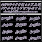 Custom Baseball Jersey in Black Gray-Purple - Personalized Design, Size 3 Personalized Black Gray-Purple Baseball Jersey