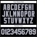 Custom Black Gray Purple Baseball Jersey for Men and Women Personalized Black Gray-Purple Baseball Jersey