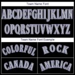 Custom Black Gray Purple Baseball Jersey for Men and Women Personalized Black Gray-Purple Baseball Jersey
