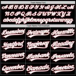 Custom Name Number Personalized Black Gray Red Throwback Baseball Jersey Personalized Black Gray-Red Authentic Throwback