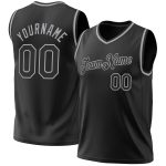 Personalized Black Gray Basketball Jersey - Throwback Style Jersey 2 Personalized Black Gray Throwback Basketball Jersey